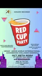 Red cup party